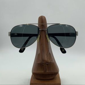 Avalon Black/Silver Aviator Sunglasses Frames
